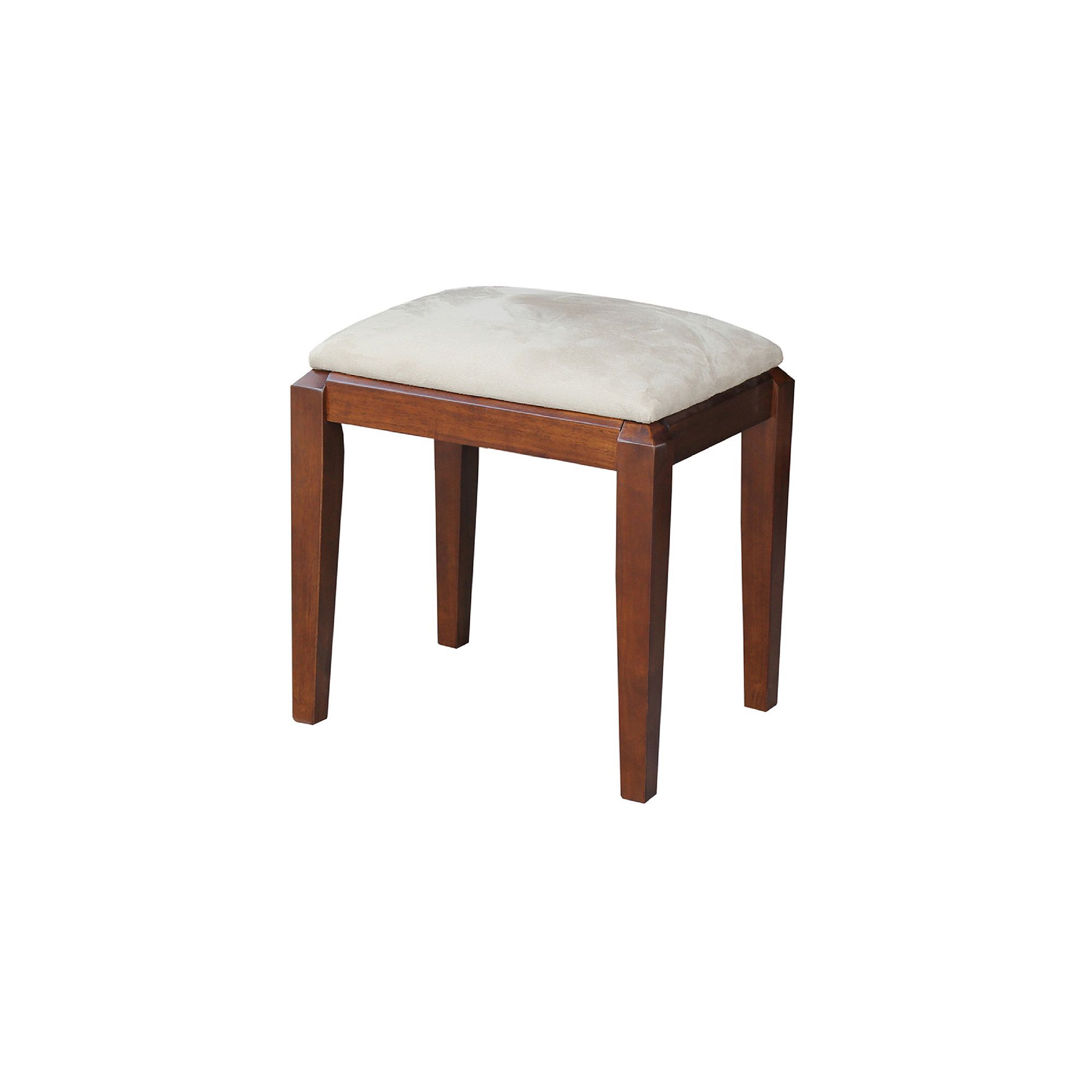 International Concepts Upholstered Vanity Bench, Brown