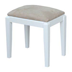 International Concepts Upholstered Vanity Bench