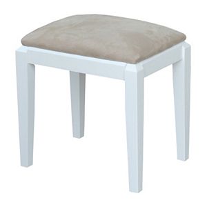 International Concepts Upholstered Vanity Bench