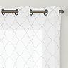 Sonoma Goods For Life™ 2-pack Fret Embroidery Window Curtains