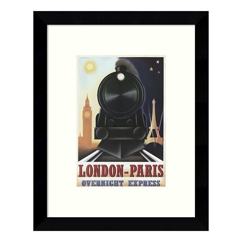 London-Paris Overnight Express Framed Wall Art