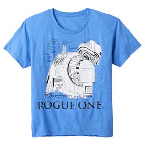 Boys 8-20 Rouge One: A Star Wars Story Schematic Tee