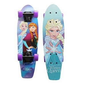 Disney's Frozen Elsa & Anna Winter Queen Graphic 21-Inch Wood Cruiser Skateboard
