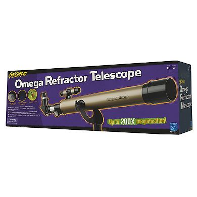 Educational Insights Geosafari 200x Omega Refractor Telescope