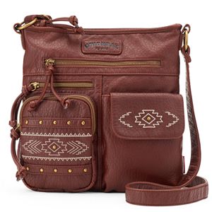 Unionbay Geometric Studded Crossbody Bag