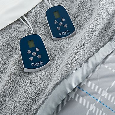 Micro Flannel® to Sherpa Heated Blanket