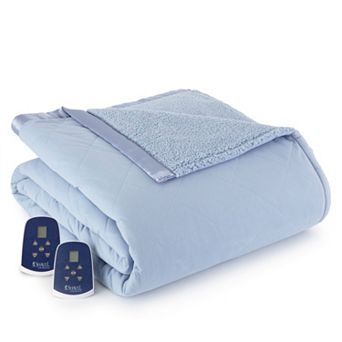 Micro Flannel® to Sherpa Heated Blanket