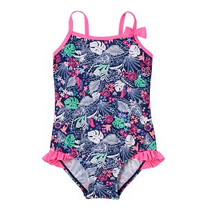 Baby Girl OshKosh B'gosh® Tropical Forest Print One-Piece Swimsuit