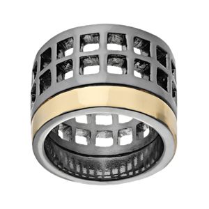 REED Two Tone Geometric Openwork Ring