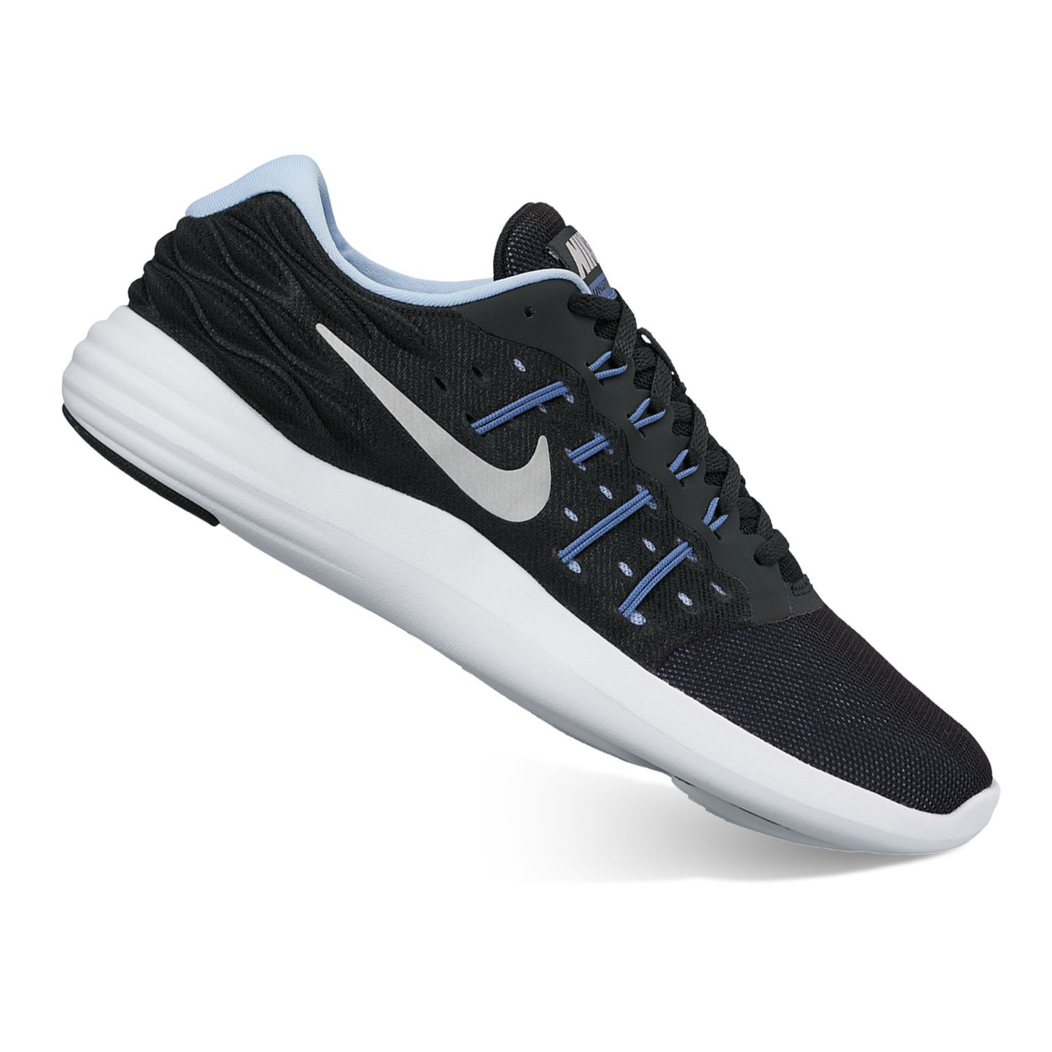 nike lunarstelos blue running shoes