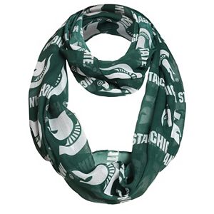 Women's Forever Collectibles Michigan State Spartans Logo Infinity Scarf