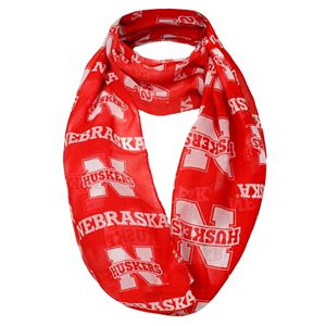 Women's Forever Collectibles Nebraska Cornhuskers Logo Infinity Scarf