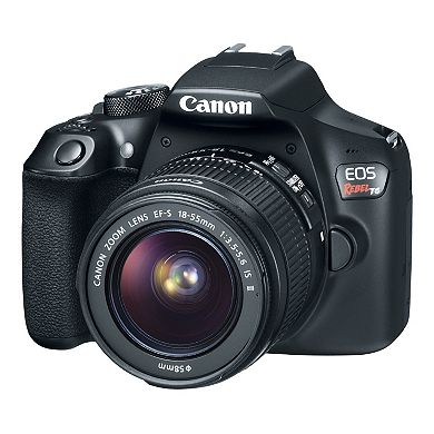 Canon EOS Rebel T6 DSLR Camera with EF-S 18-55mm + EF 75-300mm Lenses - 18-Megapixel Sensor