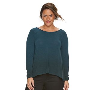 Plus Size Rock & Republic® Crisscross-Back Sweater