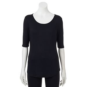 Women's Apt. 9® Essential Striped Boatneck Tee