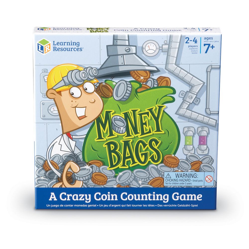 Learning Resources Money Bags Coin Value Board Game