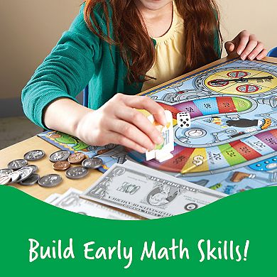 Learning Resources Money Bags Coin Value Board Game