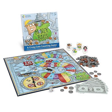 Learning Resources Money Bags Coin Value Board Game