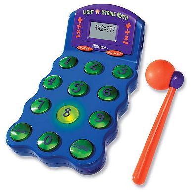 Learning Resources Light 'N' Strike Math Electronic Game