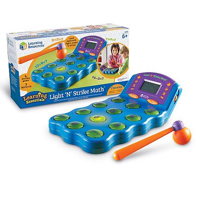 Learning Resources Light 'N' Strike Math Electronic Game