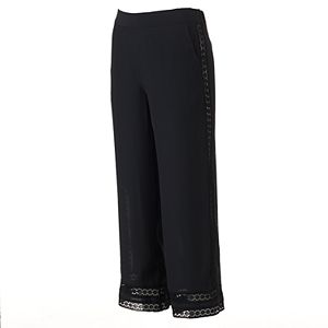 Women's Juicy Couture Crochet Soft Ankle Pants