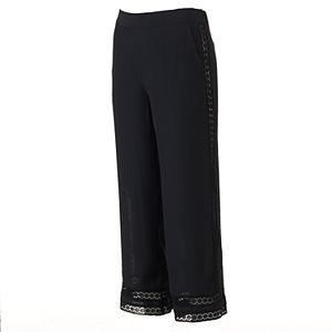 Women's Juicy Couture Crochet Soft Ankle Pants