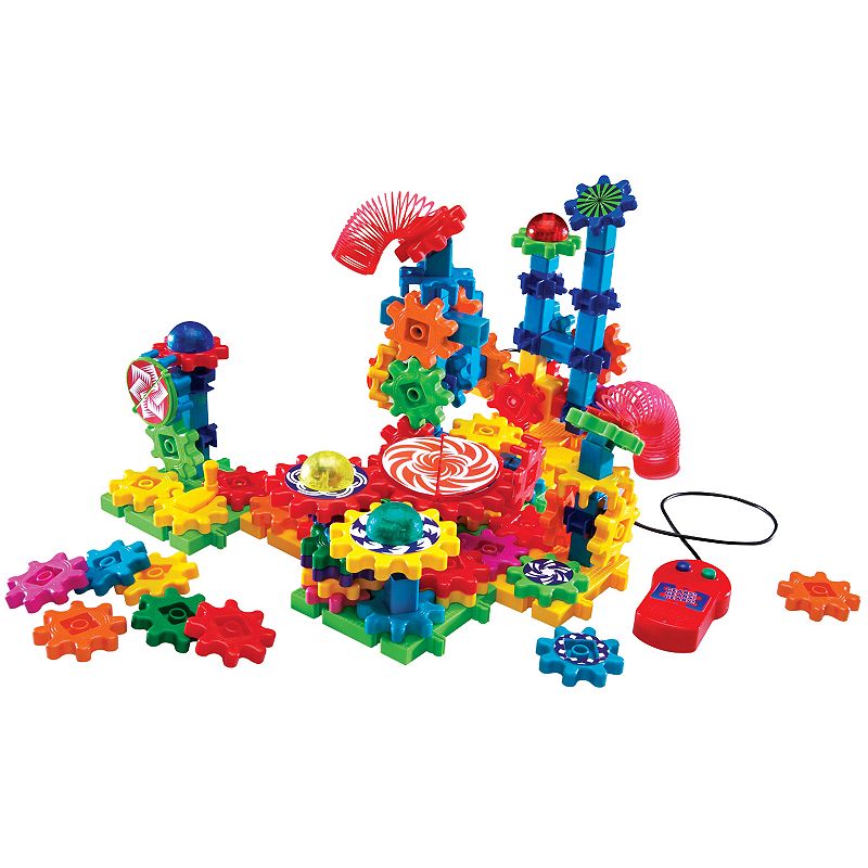 Learning Resources Gears! Gears! Gears! Lights & Action Motorized Building 