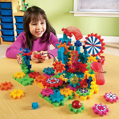 Learning Resources Gears! Gears! Gears! Lights & Action Motorized Building Set
