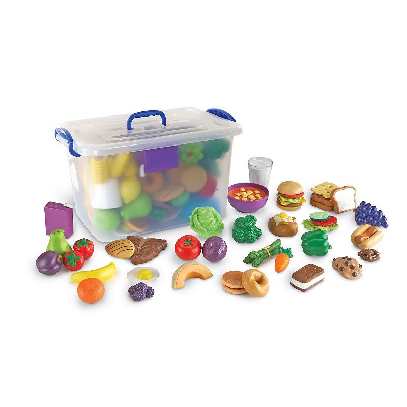 UPC 765023097238 product image for Learning Resources New Sprouts Classroom Play Food Set, Multicolor | upcitemdb.com