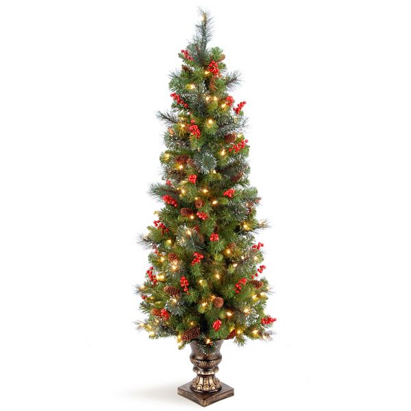 National Tree Company 5 ft. Artificial Crestwood Spruce Entrance
