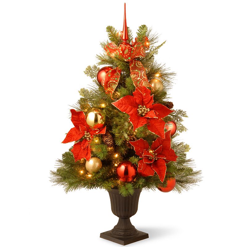 National Tree Company 3 ft. Artificial Home For the Holidays Entrance Chris