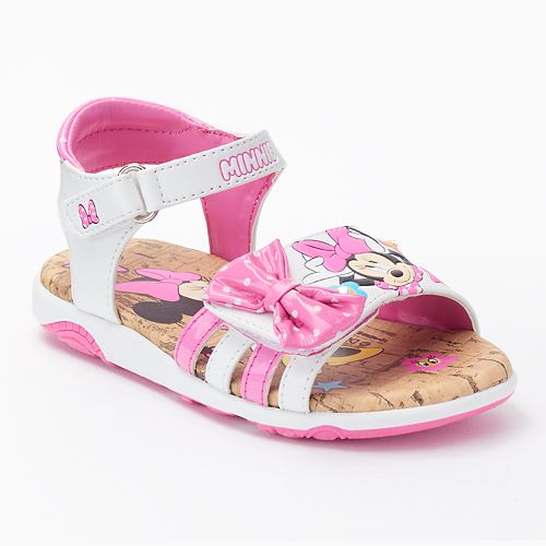 Disney Minnie Mouse Toddler Girls Light Up Sandals Disney Minnie Mouse Toddler Girls Light Up Sandals