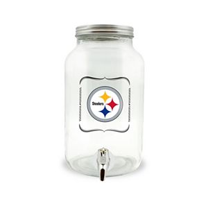 Pittsburgh Steelers 3-Liter Glass Beverage Dispenser