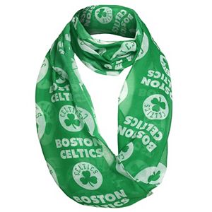 Women's Forever Collectibles Boston Celtics Logo Infinity Scarf