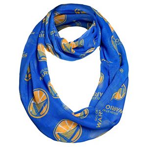Women's Forever Collectibles Golden State Warriors Logo Infinity Scarf