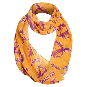Women's Forever Collectibles Los Angeles Lakers Logo Infinity Scarf