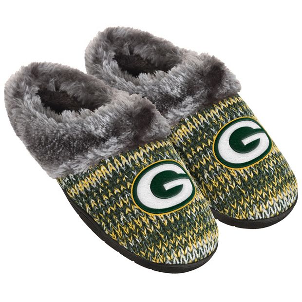 Women's Forever Collectibles Green Bay Packers Peak Slide Slippers