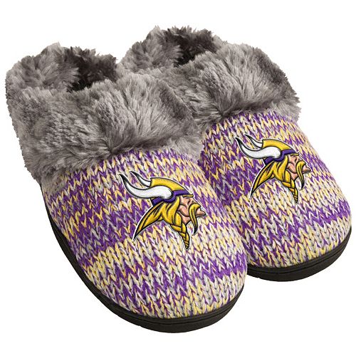 Women's Forever Collectibles Minnesota Vikings Peak Slide Slippers