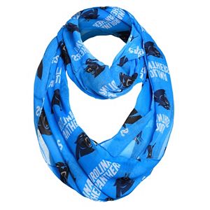 Forever Collectibles Carolina Panthers Logo Infinity Scarf