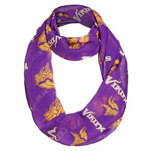 Forever Collectibles Minnesota Vikings Logo Infinity Scarf