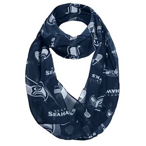 Forever Collectibles Seattle Seahawks Logo Infinity Scarf