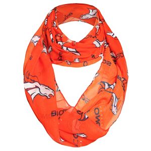 Forever Collectibles Denver Broncos Logo Infinity Scarf