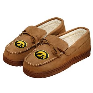 Men's Forever Collectibles Iowa Hawkeyes Moccasin Slippers