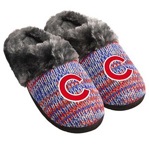 Women's Forever Collectibles Chicago Cubs Peak Slide Slippers