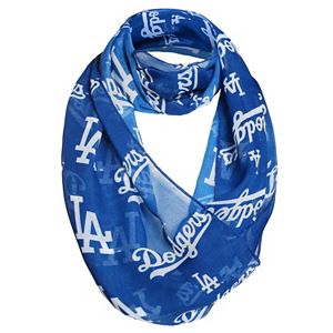 Women's Forever Collectibles Los Angeles Dodgers Logo Infinity Scarf