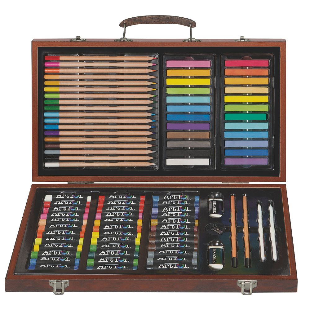 Art 101 111 Pc Drawing Sketching Doodling Wood Art Set