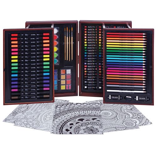 Art 101 168 Pc Budding Artist Wood Art Set