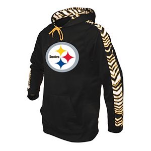 Men's Zubaz Pittsburgh Steelers Arm Stripe Hoodie