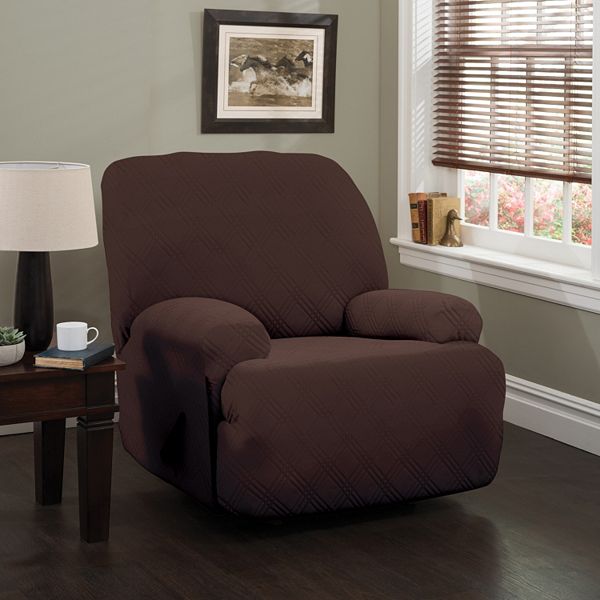 Stretch Sensations Stretch Double Diamond Jumbo Recliner Slipcover