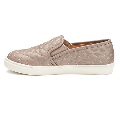 SO® Bay Women's Quilted Slip-On Sneakers